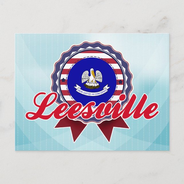 Cartão Postal Leesville, LA (Frente)