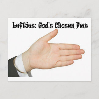 Cartão Postal Lefties: God's Chosen Few