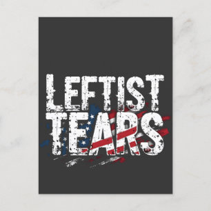 Cartão Postal Leftista Lágrimas Liberais Democratas Kamal Harris