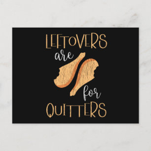 Cartão Postal Leftover For Quitters Family Matching Thanksgiving