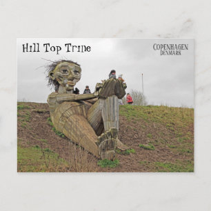 Cartão postal legal do Troll dinamarquês!