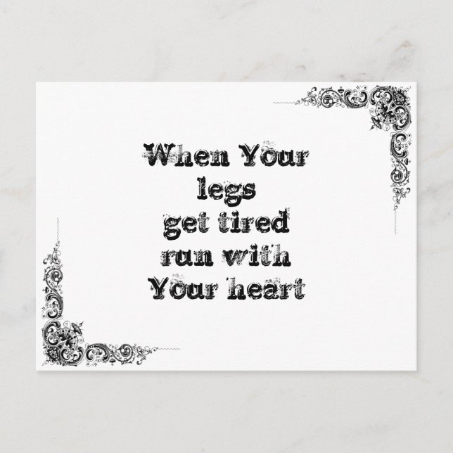 Cartão Postal Legal excelente simples filosofia de sabedoria tao (Frente)