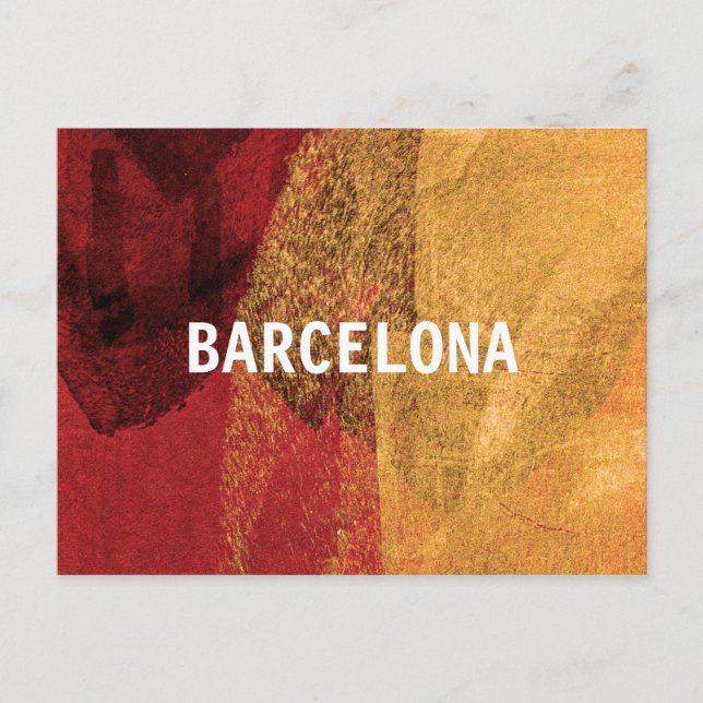 Cartão Postal Legal Inspiração do Design moderno de Barcelona (Frente)