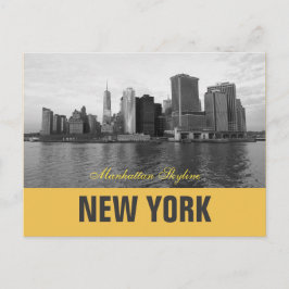 Cartão Postal Legal Manhattan Skyline Nova York