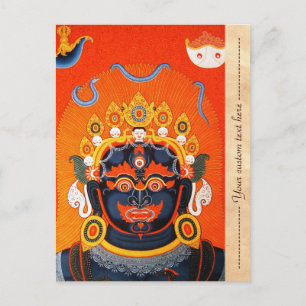 Cartão Postal Legal oriental tibetano thangka deus tatuagem arte