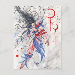 Cartão Postal Legenda Do Cartão-Postal Gótico Das Três Luas