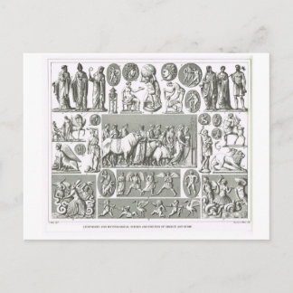Cartão Postal Legendários figuras mitológicas, Grécias e Roma