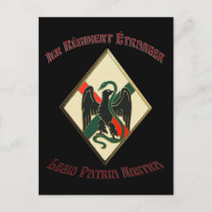 Cartão Postal Legião Estrangeira Francesa 1er RE Legio Patria No