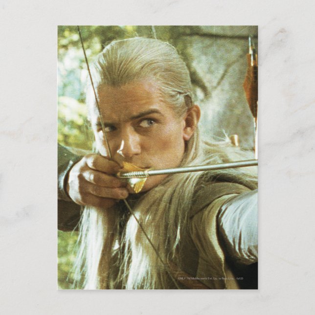 Cartão Postal LEGOLAS GREENLEAF™ Arco de Desenho 2 (Frente)
