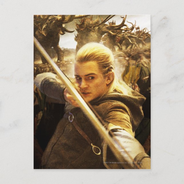 Cartão Postal LEGOLAS GREENLEAF™ Desenhando seu Arco (Frente)