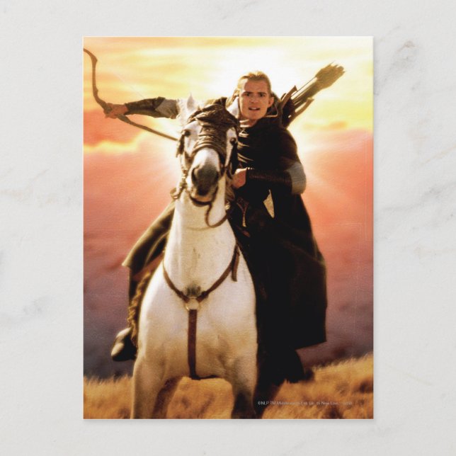 Cartão Postal LEGOLAS GREENLEAF™ em Horseback (Frente)