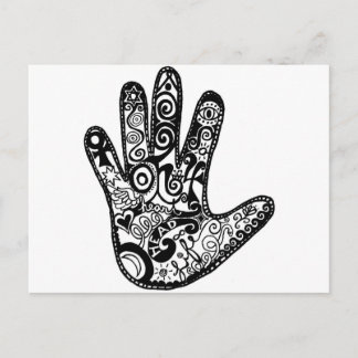 CARTÃO POSTAL LEIA A SUA MÃO