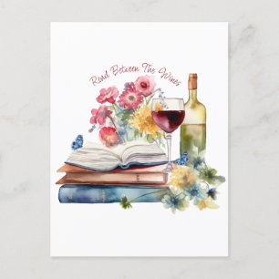 Cartão Postal Leia Entre os Vinhos