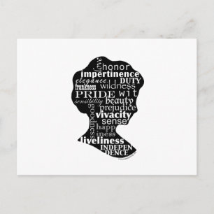 Cartão Postal Leia Jane Austen Cameo