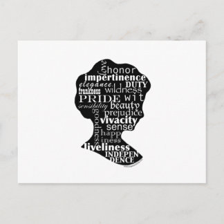 Cartão Postal Leia Jane Austen Cameo