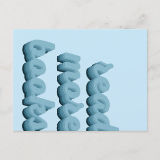 Cartão Postal Leia mais livros em azul