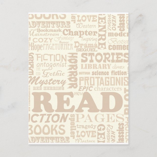 Cartão Postal Leia tudo sobre isso! (Frente)