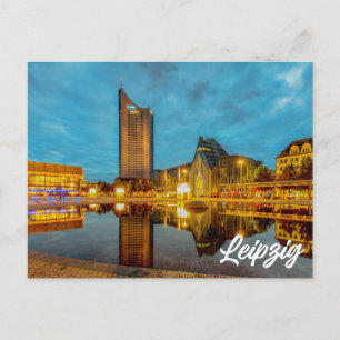 Cartão Postal Leipzig, Alemanha