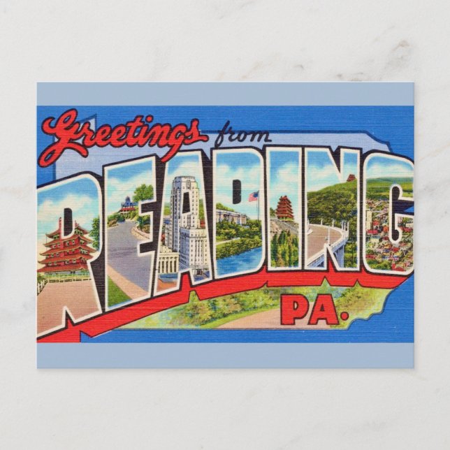 Cartão Postal Leitura Colorida Antiga PA (Frente)