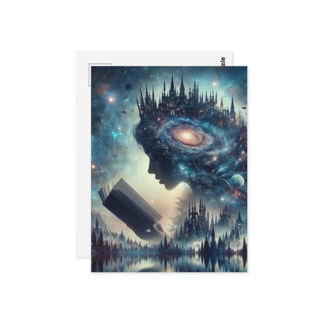 Cartão Postal Leitura da Rainha do Conto Justo (Frente/Verso In Situ)