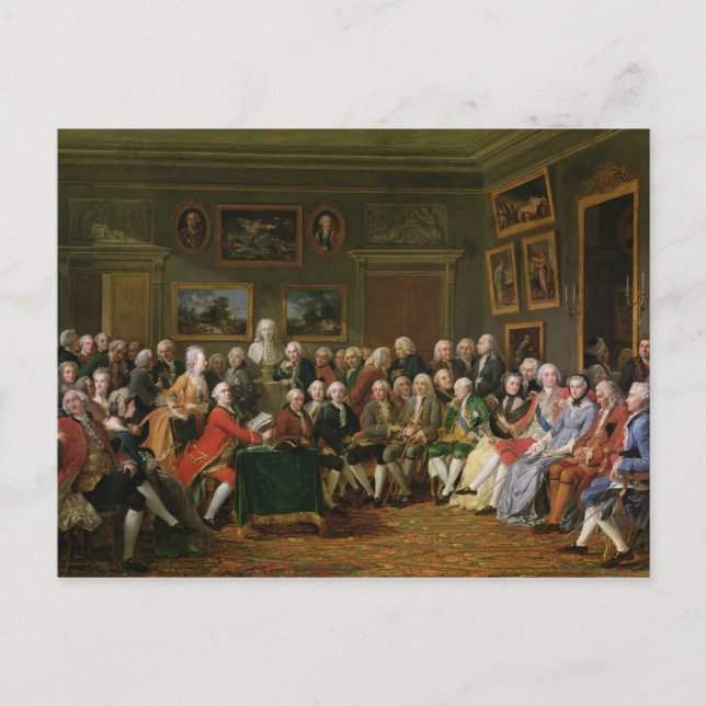 Cartão Postal Leitura da Tragédia "L'Orphelin de la (Frente)