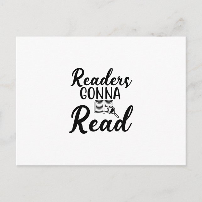 Cartão Postal Leitura de Leitores de Arte Vão Ler (Frente)