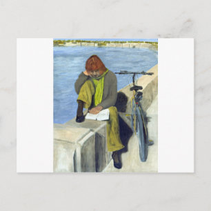 Cartão Postal Leitura de Mulher