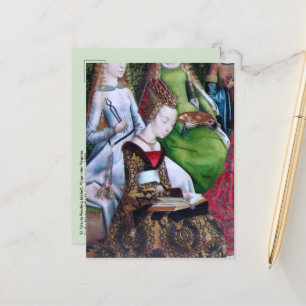 Cartão Postal Leitura de Santa Úrsula (detalhe; M 070)