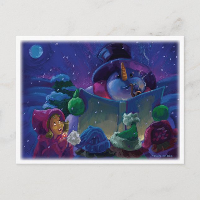 Cartão Postal Leitura de Tempo Inteiro (Frente)