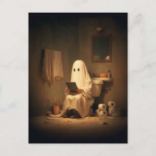 Cartão Postal Leitura do fantasma do compartimento de restauraçã