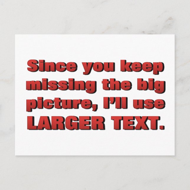 Cartão Postal Leitura do padrão de impressão fino (Frente)