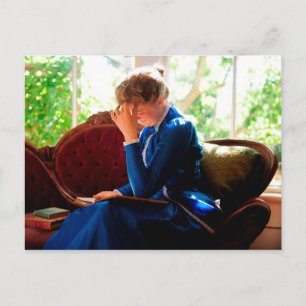 Cartão Postal Leitura por Senhora