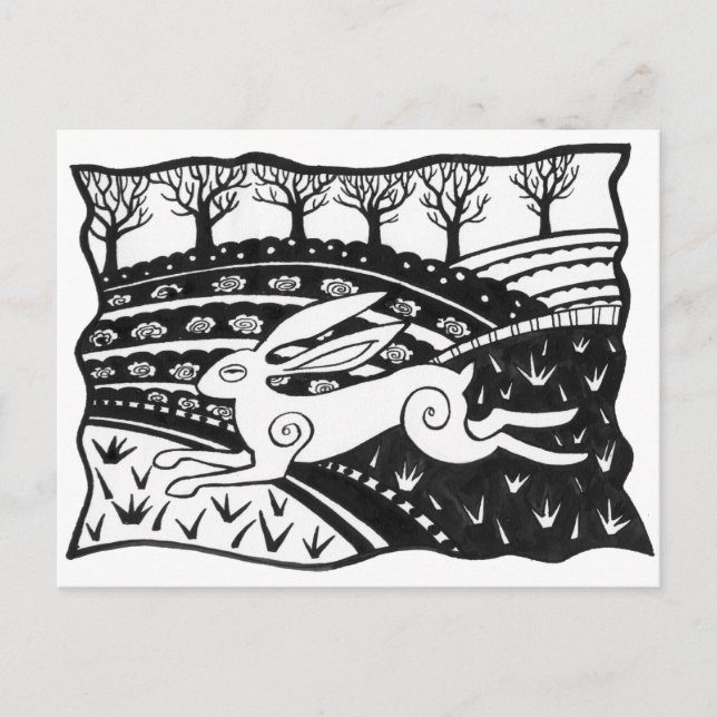 Cartão Postal Leitura saltante (Frente)