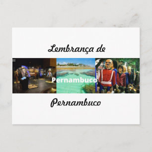 Cartão Postal Lembrança de Pernambuco