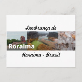 Cartão postal lembrança de Roraima