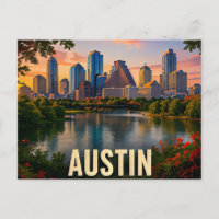 Lembrança de viagem da frente do rio de Austin Tex