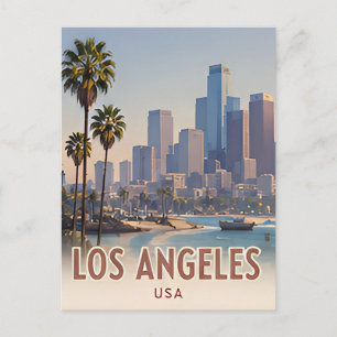 Cartão Postal ✈️ Lembranças de Los Angeles Califórnia 🌴