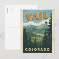 lembranças do teleférico ao ar livre vintage Vail 