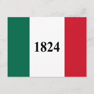 Cartão Postal Lembre-se da bandeira do Estado do Alamo Texas