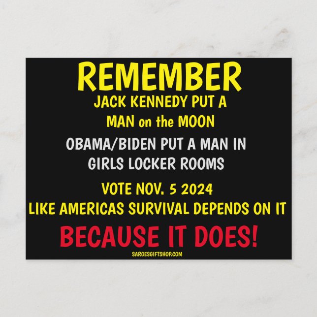 CARTÃO POSTAL LEMBRE-SE DE VOTAR (Frente)