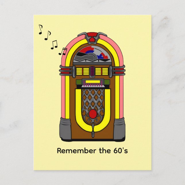 Cartão Postal Lembre-se dos anos 60 (Frente)