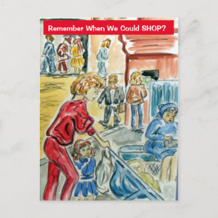 Cartão Postal Lembre-Se Quando Poderíamos Comprar
