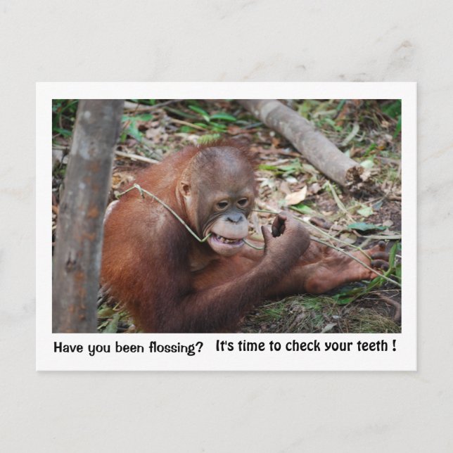 Cartão Postal Lembrete de Compromisso Dentista (Frente)