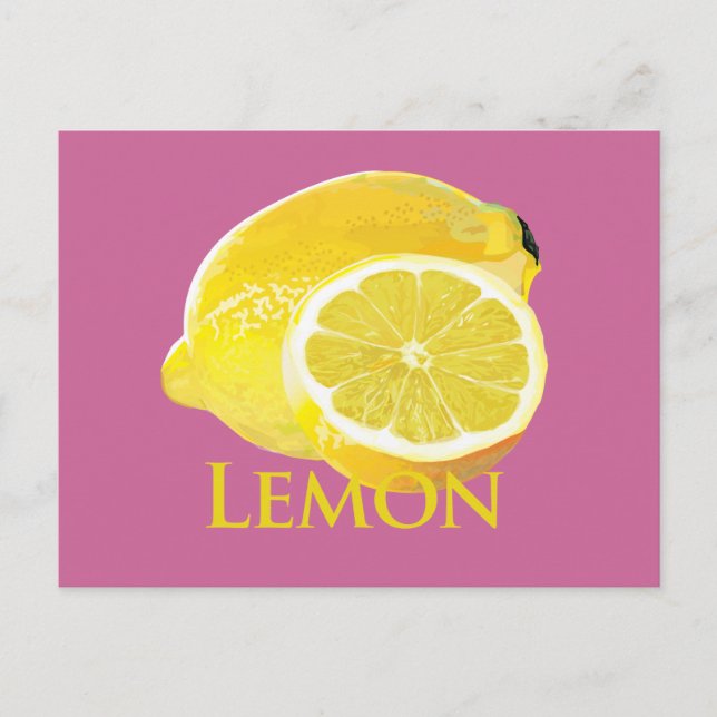 Cartão Postal Lemon Citrus (Frente)