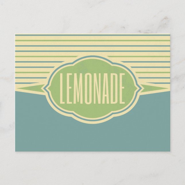 Cartão postal "Lemonade" (Frente)