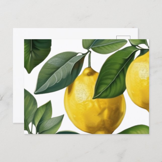 Cartão Postal Lemons Summer (Frente/Verso)