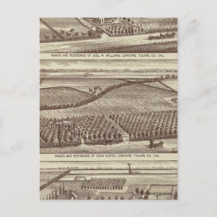 Cartão Postal Lemoore, fazendas de Armona