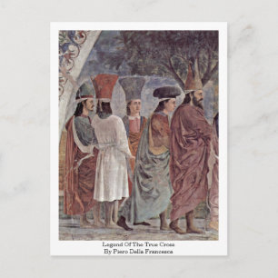 Cartão Postal Lenda Da Verdadeira Cruz Por Piero Della Francesca