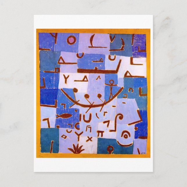 Cartão Postal Lenda do Nilo | Paul Klee | (Frente)