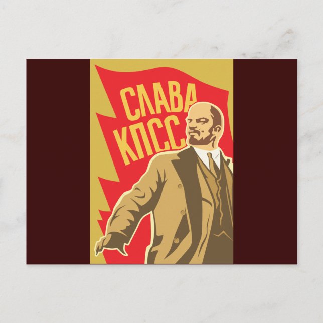 Cartão Postal Lenin (Frente)